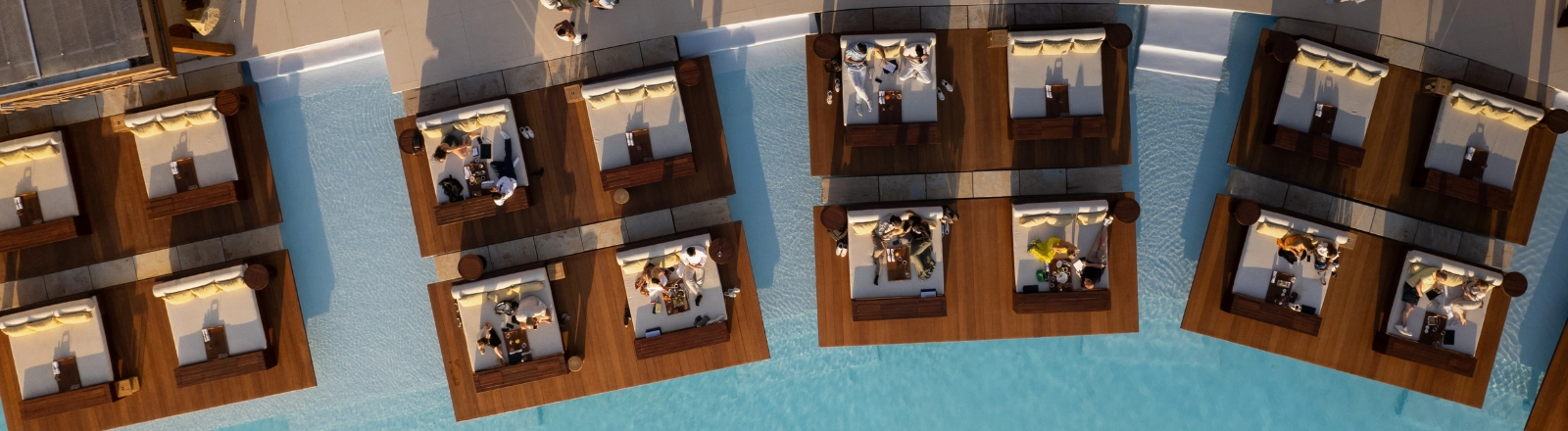 DJ party at the beach bar